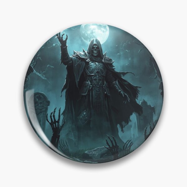 Item preview, Gravewarden – Master of the Dead | Dark Fantasy Necromancer Art designed and sold by Ferdopalec.