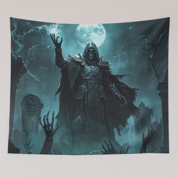 Item preview, Gravewarden – Master of the Dead | Dark Fantasy Necromancer Art designed and sold by Ferdopalec.