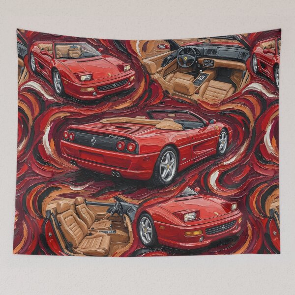 Item preview, Italian 355 abstract art - amazing italian super car designed and sold by Artistic canvas store.