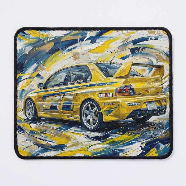 Item preview, Brian Golden Performance Car • Drift & Rally Inspired Artwork designed and sold by Artistic canvas store.