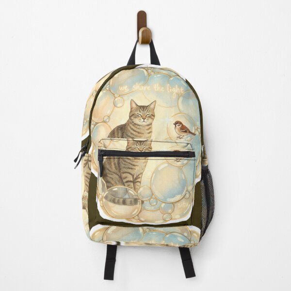 Item preview, Happy Cat and Sparrow Share the Light designed and sold by SITU art.
