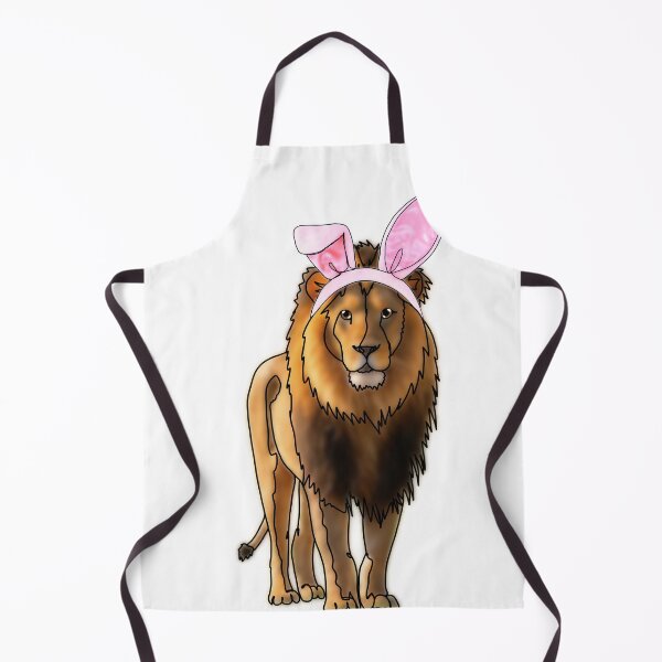 Item preview, Lion Wearing a bunny ears Hat – animalzinhats designed and sold by Ashley’sAnimalz.