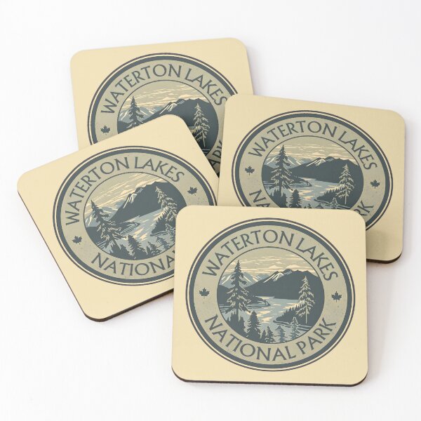 Item preview, Waterton Lakes National Park - Canada  designed and sold by GoodOldVintage.