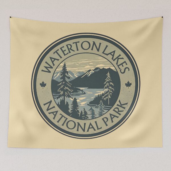 Item preview, Waterton Lakes National Park - Canada  designed and sold by GoodOldVintage.