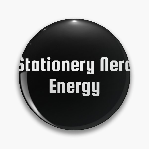 Item preview, Stationery Nerd Energy designed and sold by Ninjacatoff.