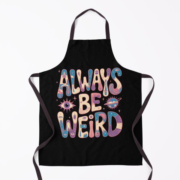 Item preview, Always Be Weird – Psychedelic Surreal Typography designed and sold by tokyojeff.