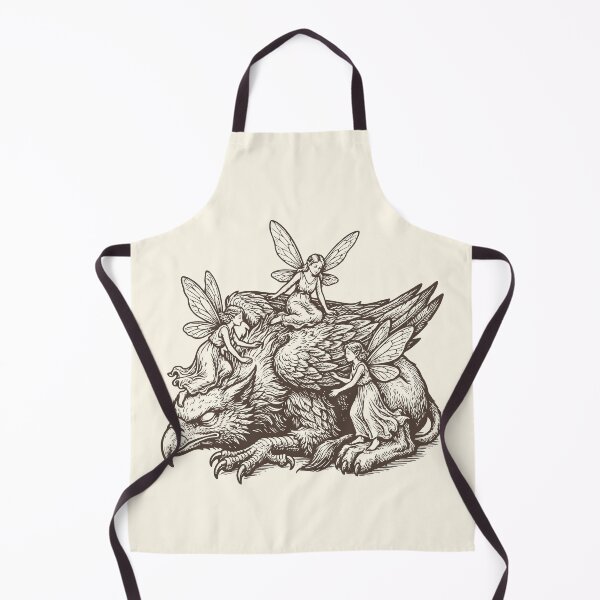 Item preview, Griffin & Fairies Mythical Creature Retro Fantasy designed and sold by Y-Vibes.