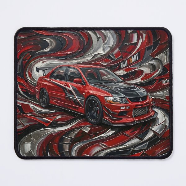 Item preview, Fast tokyo drift red Evo Swirl Oil Painting designed and sold by Artistic canvas store.
