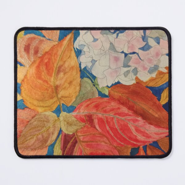 Item preview, Pink hydrangea in autumn watercolour  designed and sold by esvb.