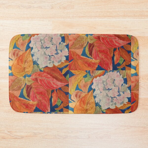 Item preview, Pink hydrangea in autumn watercolour  designed and sold by esvb.