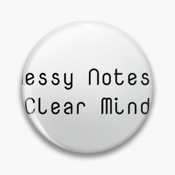 Item preview, Messy Notes, Clear Mind designed and sold by Ninjacatoff.