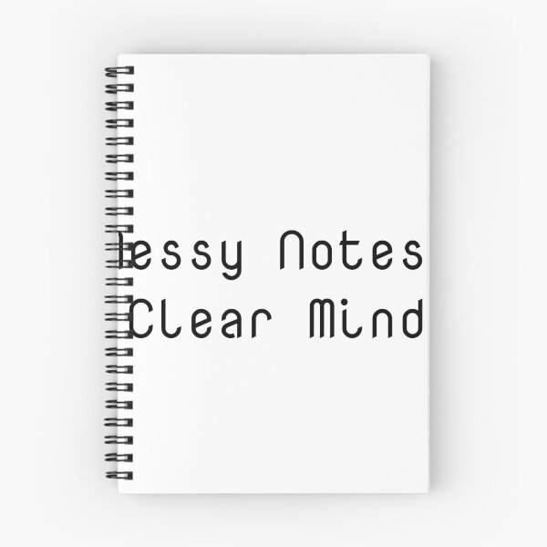 Item preview, Messy Notes, Clear Mind designed and sold by Ninjacatoff.