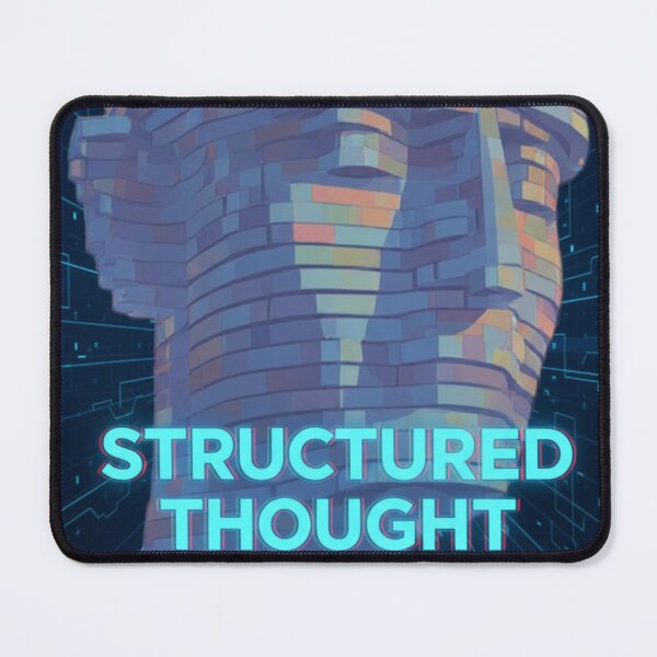 Item preview, Structured Thought: The Digital Architecture of Mind designed and sold by JanRizz.