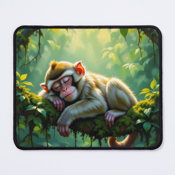 Item preview, Monkey on Branch | Cute Animal Illustration designed and sold by MagicalArch.