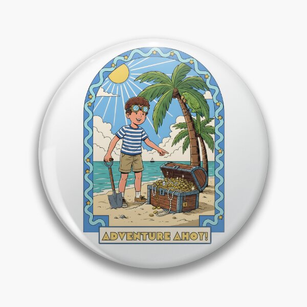 Item preview, Adventure Ahoy! Cute Treasure Island Illustration designed and sold by Senkov.