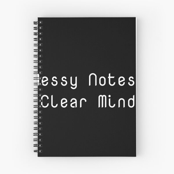 Item preview, Messy Notes, Clear Mind designed and sold by Ninjacatoff.