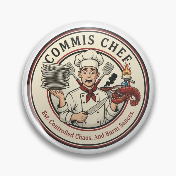 Item preview, Commis Chef Controlled Chaos | Funny T-Shirt | Online Chef Gift designed and sold by plastikelectrik.