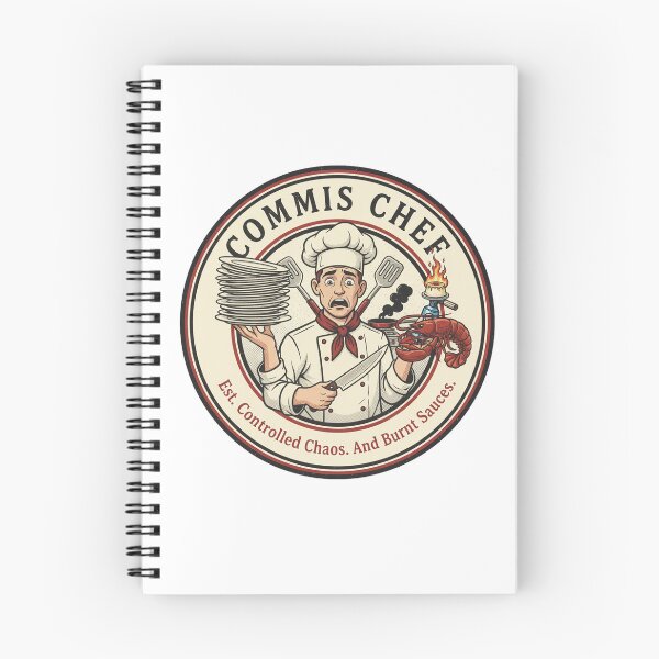 Item preview, Commis Chef Controlled Chaos | Funny T-Shirt | Online Chef Gift designed and sold by plastikelectrik.