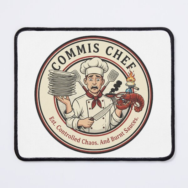 Item preview, Commis Chef Controlled Chaos | Funny T-Shirt | Online Chef Gift designed and sold by plastikelectrik.