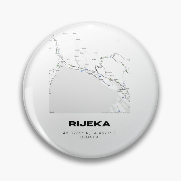 Item preview, Rijeka Croatia Minimal Map Art | Modern City Illustration | Travel Decor designed and sold by RM-Journey.