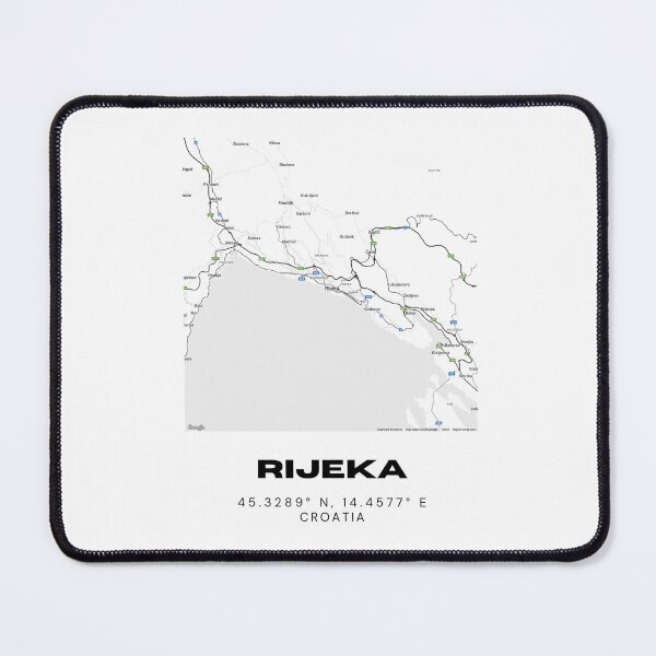 Item preview, Rijeka Croatia Minimal Map Art | Modern City Illustration | Travel Decor designed and sold by RM-Journey.