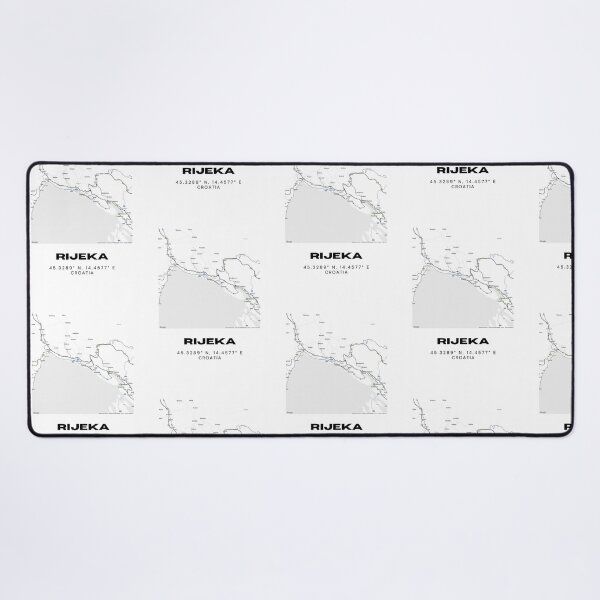 Item preview, Rijeka Croatia Minimal Map Art | Modern City Illustration | Travel Decor designed and sold by RM-Journey.