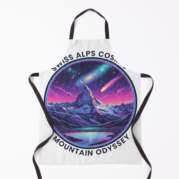 Artikelvorschau, Swiss Alps Cosmic – Neon Mountain Odyssey Edition entworfen und verkauft von Tily360.