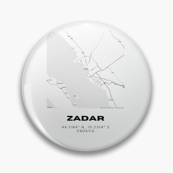 Item preview, Zadar Croatia Map Art | Minimalist City Line Map | Travel Aesthetic Print designed and sold by RM-Journey.