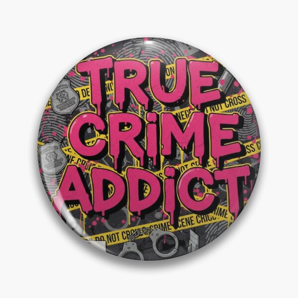 Item preview, True Crime Addict | Dark Crime Scene Aesthetic Illustration designed and sold by JLMWorks.