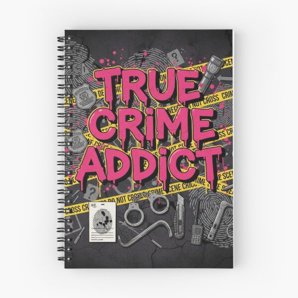 Item preview, True Crime Addict | Dark Crime Scene Aesthetic Illustration designed and sold by JLMWorks.