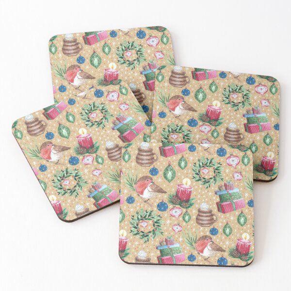 Item preview, Vintage Cozy Christmas Pattern designed and sold by Carrot Faery Art.