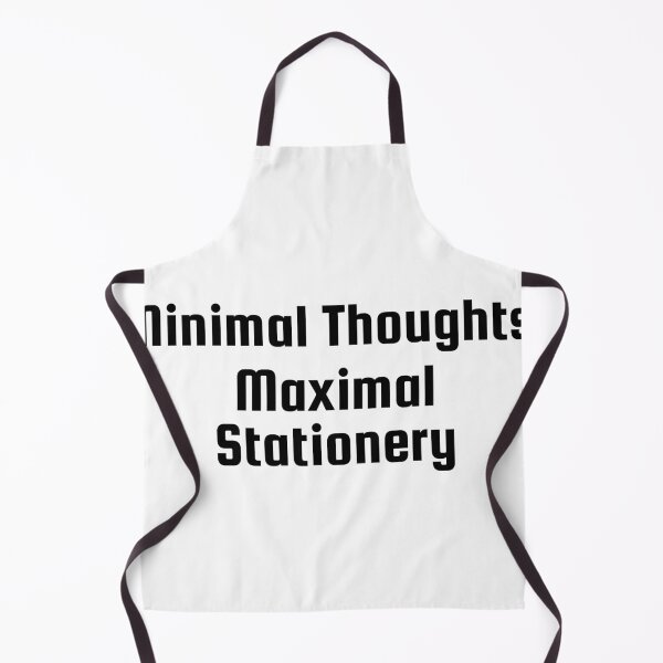 Item preview, Minimal Thoughts, Maximal Stationery designed and sold by Ninjacatoff.