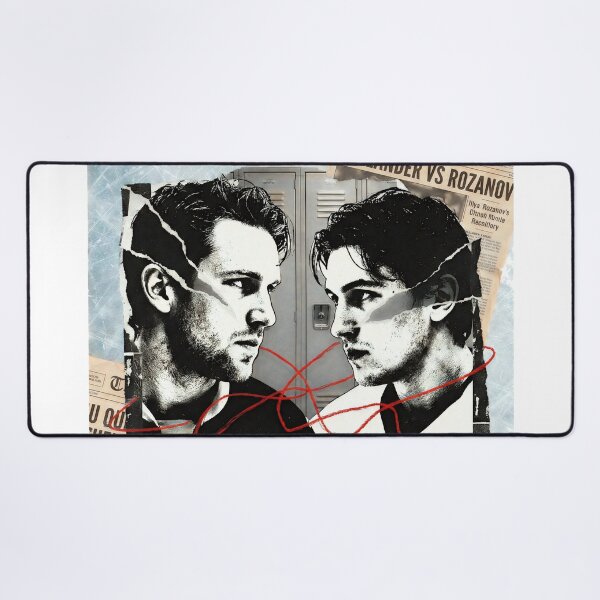 Item preview, Heated Rivalry – Intense Romantic Rivals Illustration (3) designed and sold by WallaceSilvaART.