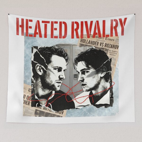 Item preview, Heated Rivalry – Intense Romantic Rivals Illustration (3) designed and sold by WallaceSilvaART.