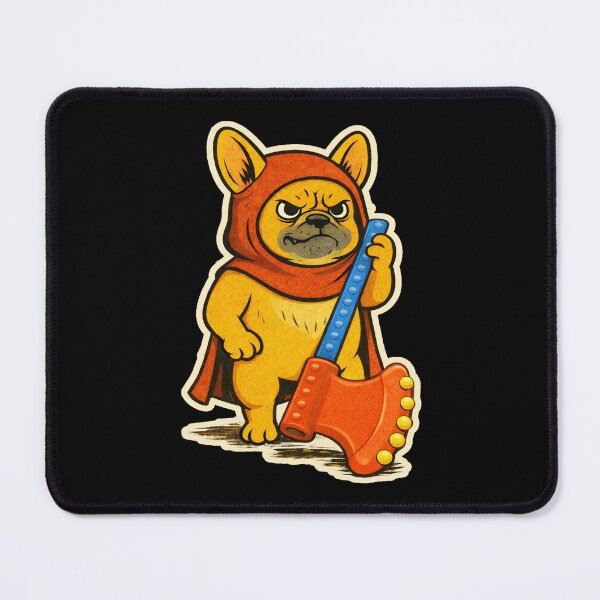 Item preview, French Bulldog Medieval Dogs – Grumpy Executioner Clean Cut – Gift for French Bulldog Lovers • Retro Comics • Vintage Halftone designed and sold by JacobKAurumhead.
