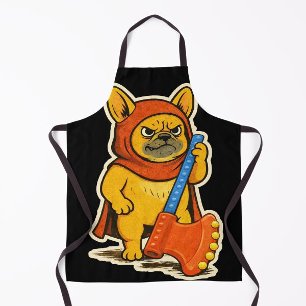 Item preview, French Bulldog Medieval Dogs – Grumpy Executioner Clean Cut – Gift for French Bulldog Lovers • Retro Comics • Vintage Halftone designed and sold by JacobKAurumhead.