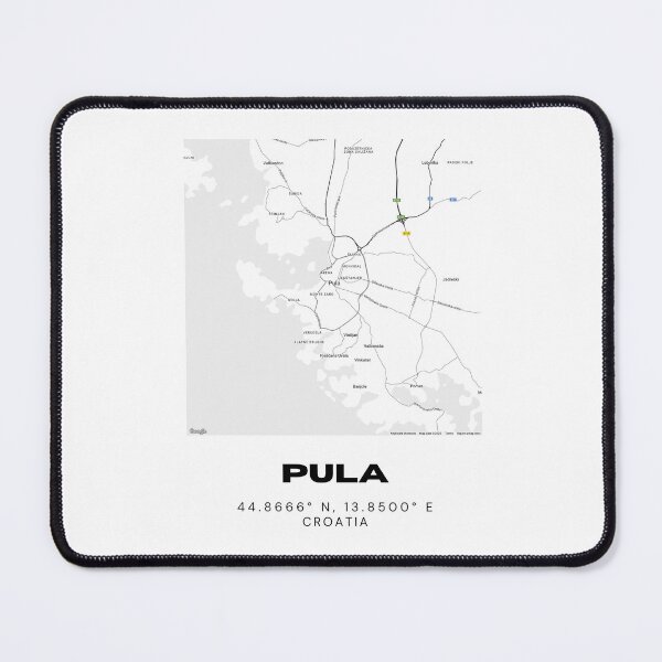 Item preview, Pula Croatia Minimal Map Print | Modern City Illustration | Travel Decor designed and sold by RM-Journey.