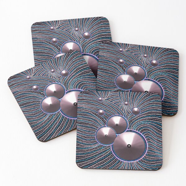 Item preview, Sequintessential Satin Pink - Dramatic Abstract Design - Sequins and Embroidery designed and sold by Lycanth.