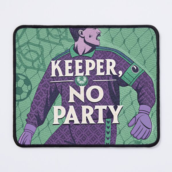 Item preview, Keeper, No Party – Football Goalkeeper Illustration designed and sold by RAVisuals.