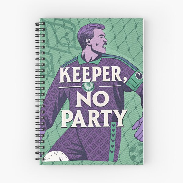 Item preview, Keeper, No Party – Football Goalkeeper Illustration designed and sold by RAVisuals.
