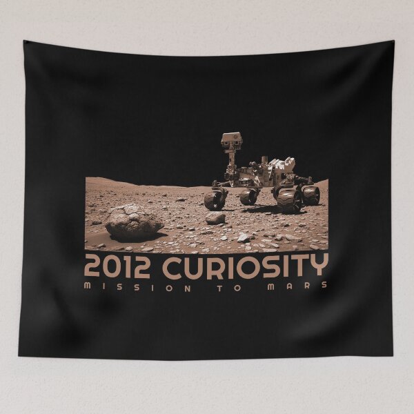 Item preview, 2012 Curiosity Rover Mission to Mars Space Exploration Poster designed and sold by KiwiRider.