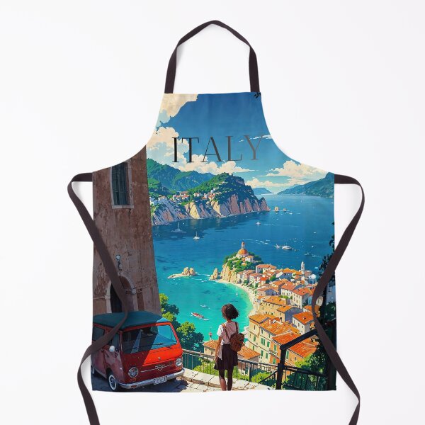 Item preview, Travel, Sunny Italy: Anime Coastal Escape designed and sold by Innova_Creations.
