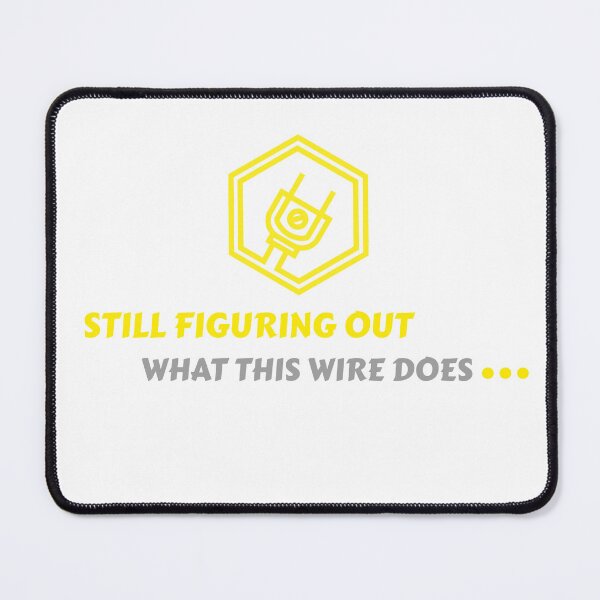 Item preview, Funny Electrician Sticker – Still Figuring Out What This Wire Does – Trade Job Gift designed and sold by Miller Made Studios.