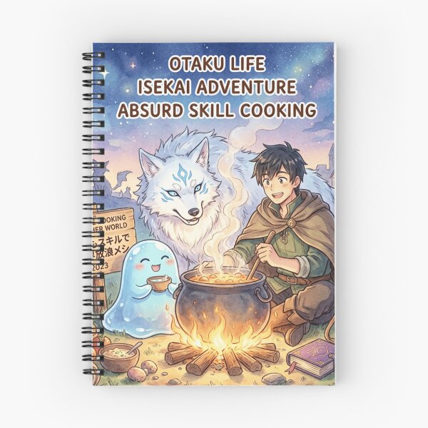 Item preview, Campfire Cooking in Another World: Otaku Isekai Adventure & Absurd Skill Cooking designed and sold by Taha Art Designs.