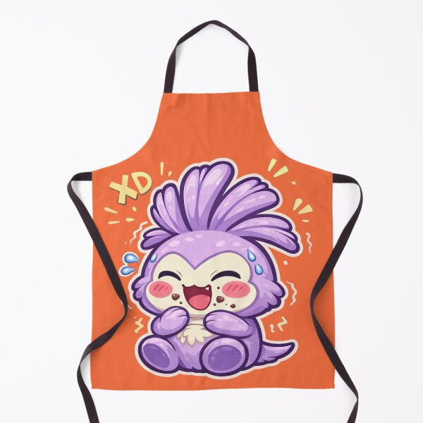 Item preview, Funny Wobblet Sticker – Cute XD Laughing Mascot designed and sold by TroyTheTerrific.