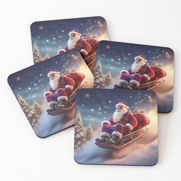 Item preview, Sledding Santa designed and sold by Kathy Weaver.