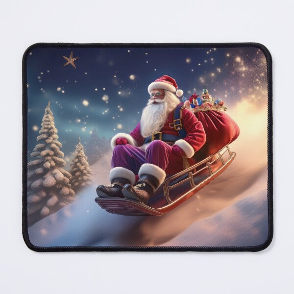 Item preview, Sledding Santa designed and sold by Kathy Weaver.