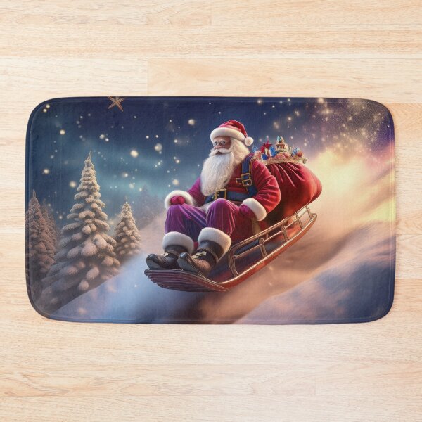 Item preview, Sledding Santa designed and sold by Kathy Weaver.