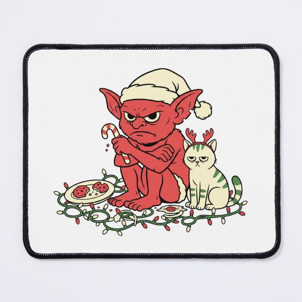 Item preview, Grumpy Christmas Goblin Shirt - Anti Holiday Cat T-Shirt designed and sold by kinany00.