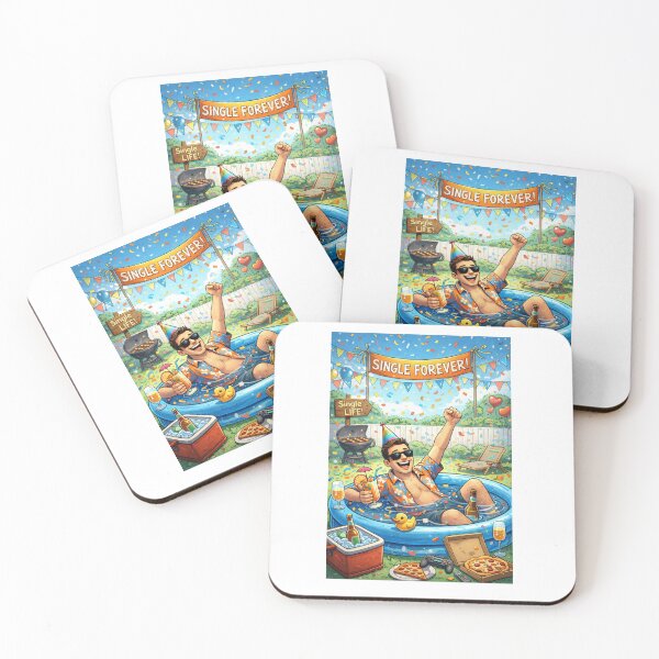 Item preview, Single Forever (Happily) – Funny Single Life Celebration Design designed and sold by sami88art.